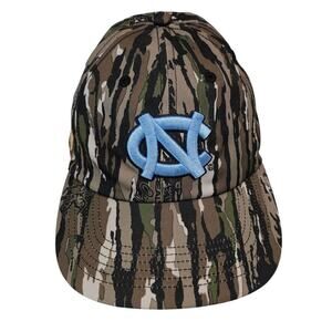 North Carolina Tar Heels Strapback Hat Cap Real Tree NC Camo Embroidered TOW